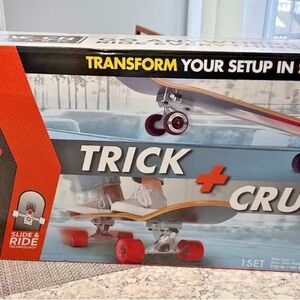 BRAND NEW IN BOX JAKKS PACIFIC SW/CH BOARD Trick + Cruiser Skateboard Set Age 8+